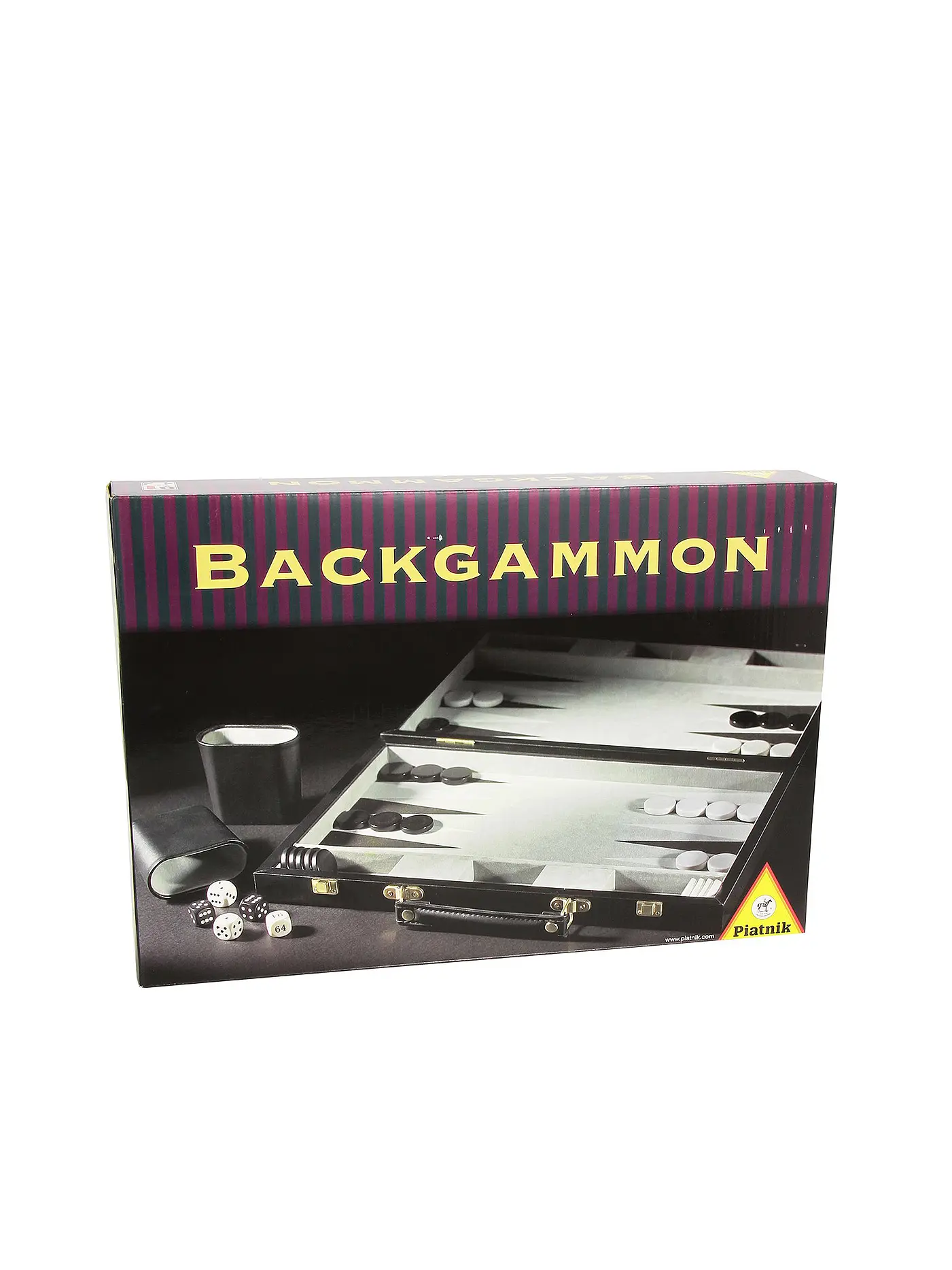 PIATNIK | Brettspiel - Backgammonkoffer (Klein) | 